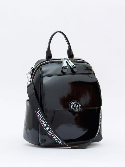 Рюкзак 21023-8 black Polina&Eiterou