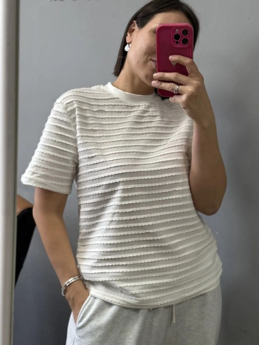 футболка с сердечками 100% хлопок - Knitka wear фото 7