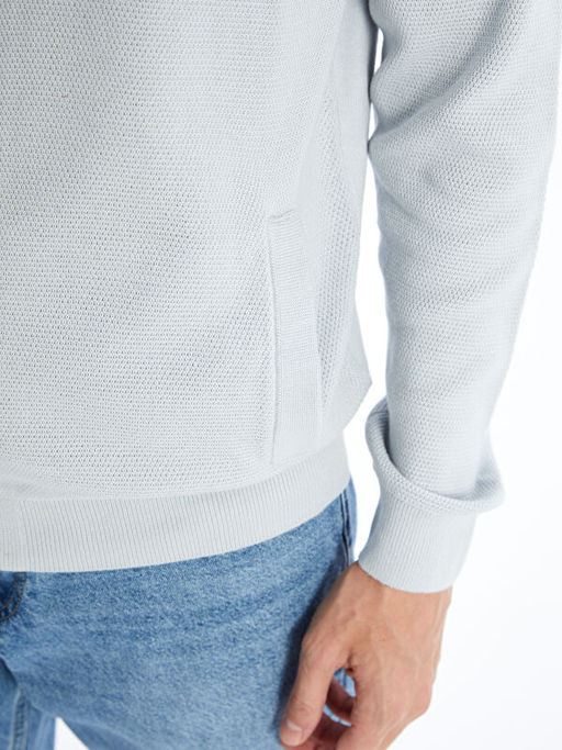 Standart Kal?p Dik Yaka Erkek Triko H?rka