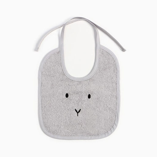 Набор Крошка Я (полотенце-уголок, рукавица, нагрудник), серый, 100% хл, 360 гр/м2  фото 8