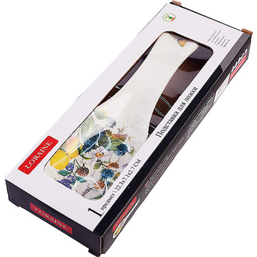 60139 Подставка для ложки 22,3см Лесные ягоды с лимонами доломит LR (х72) - Mayer&boch фото 3