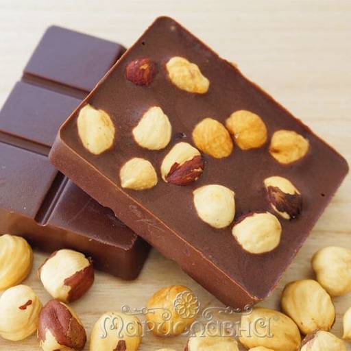 Шоколад молочный Жареный фундук и ваниль