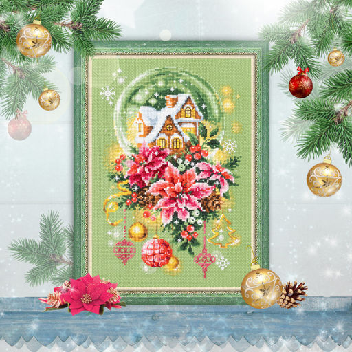 Набор для вышивания Чудесная Игла 340-672 Волшебное Рождество 18 х 28 см