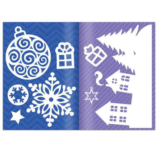 Книги-вырезалки набор Делаем новогодние украшения, 2 шт. по 24 стр. - Буква-ленд фото 3