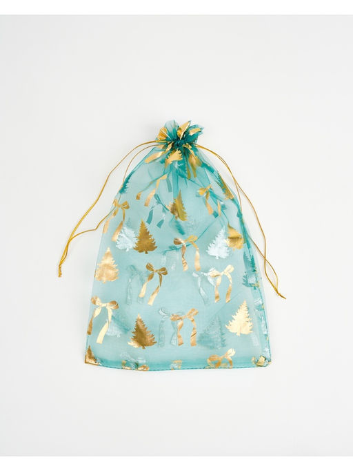 Цена за 19 шт. Мешочек подарочный органза «Новогоднее настроение», 20×30 см