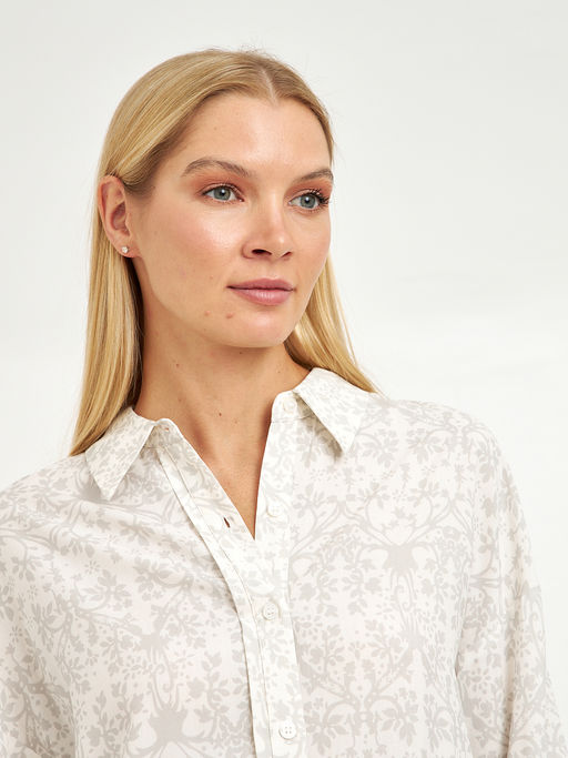 рубашка женская прямого кроя с принтом - Glenfield фото 14