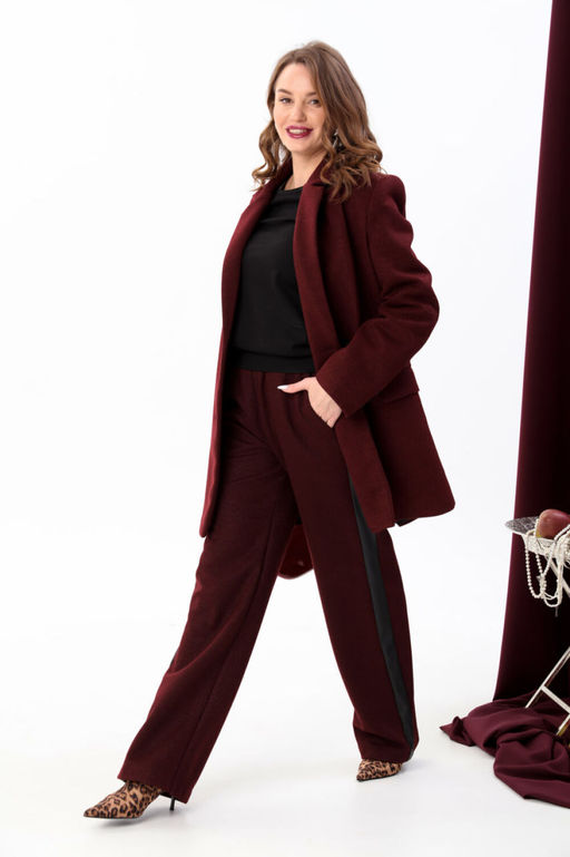 Костюм NIKVA н945-1 бордо  фото 2