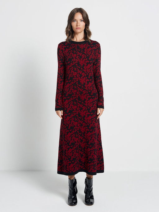 Платье женское ZZ-03002 black/bordo - Eleganzza фото 3