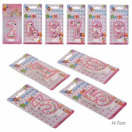 Свеча Цифра 8 С днем рождения / 72WA /уп 12/288/