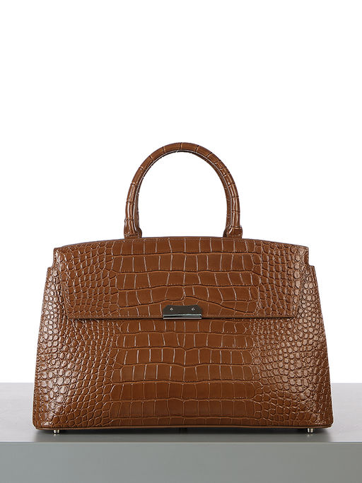 LACCOMA сумка НИ8099-рыжий натуральная кожа хлопок