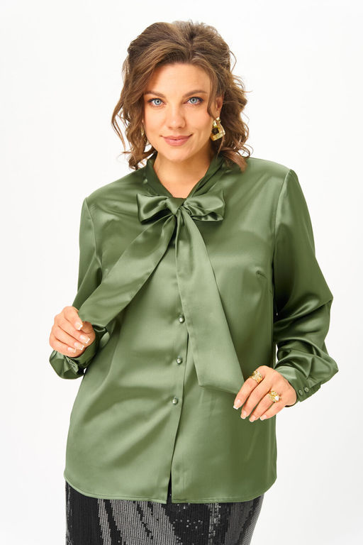 Блуза ANDINA CITY 5042-25 оливка