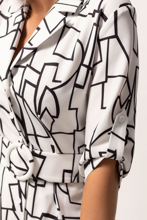 Комбинезон Golden Valley 1076 бело-черный  фото 2