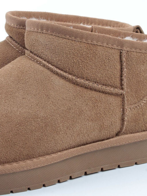 04-PF8300-2 LT. BROWN Угги женские (натуральная замша, 100% шерсть)