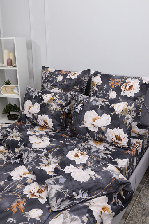 Наволочка поплин Темная ночь 2