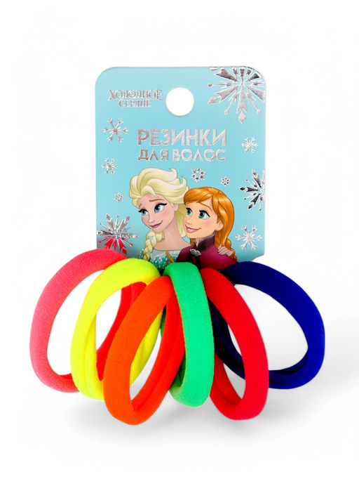 Цена за 4 шт. Резинка для волос, набор, Холодное сердце