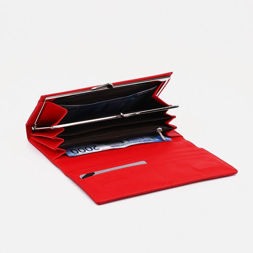 Кошелёк на магнитах, цвет красный - Simaland фото 3