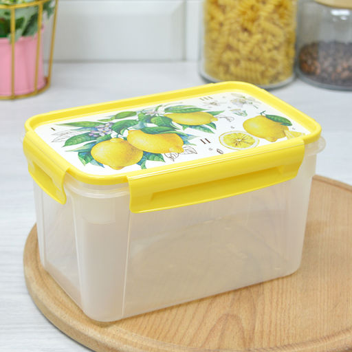 Контейнер для продуктов "Lock&OK" 1,5л.с декором арт. С71007, С31546