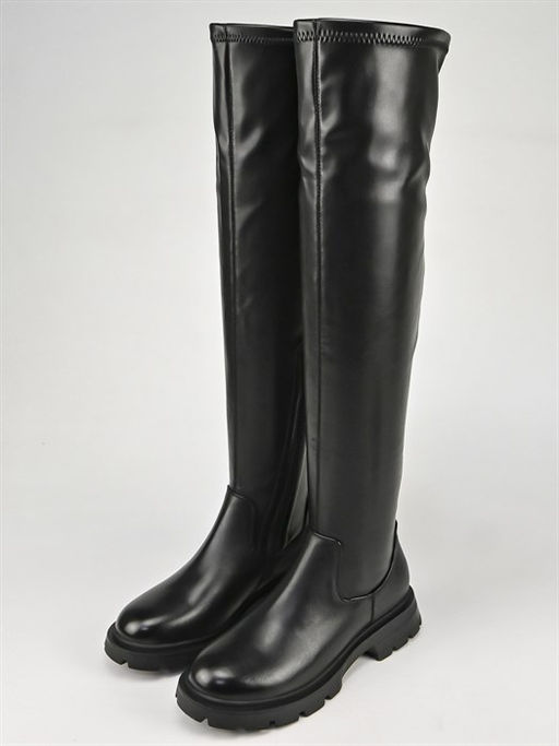 Ботфорты высокие чулки A9058-1B - Piniolo фото 2