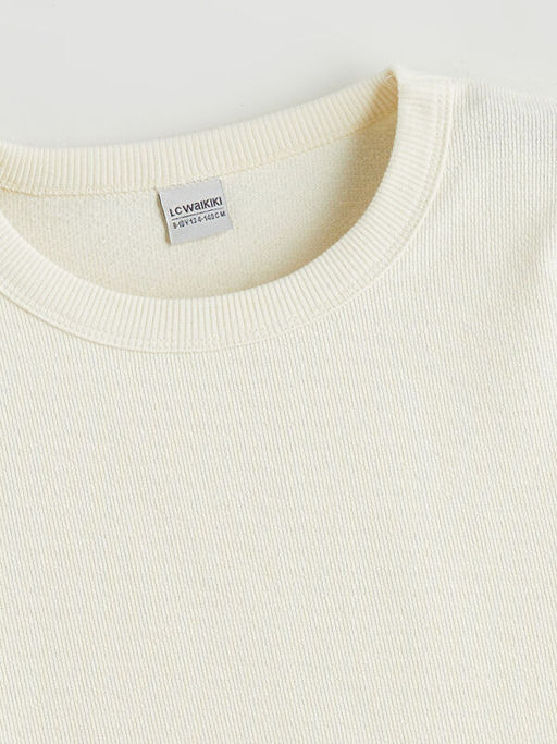 Bisiklet Yaka Bask?l? Erkek ?ocuk Ti??rt