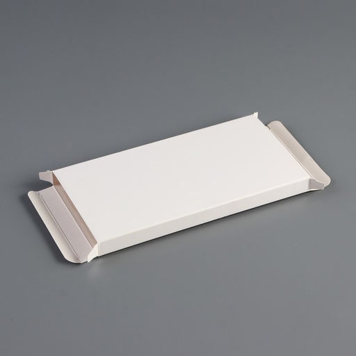 Цена за 5 шт. Коробка под плитку шоколада, белый, 18×9×1.4 см