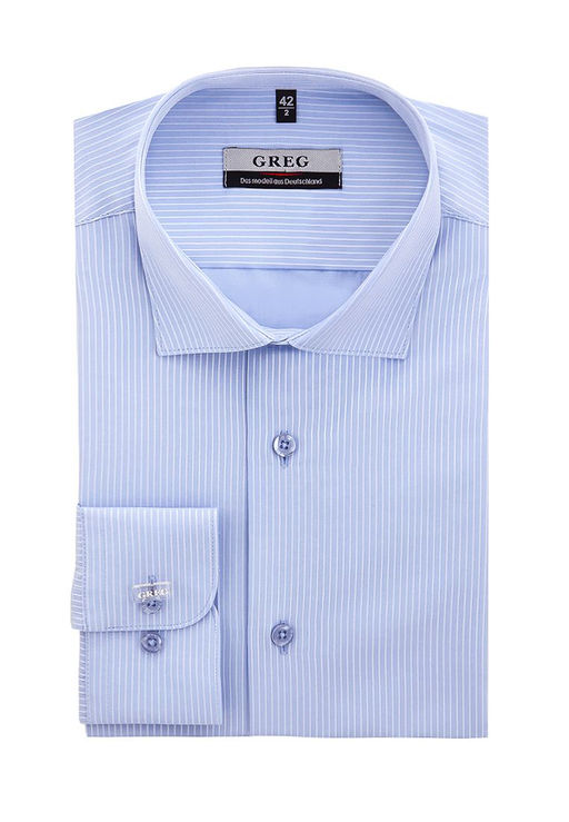 Сорочка мужская длинный рукав GREG 201/199/5589/Z  фото 7