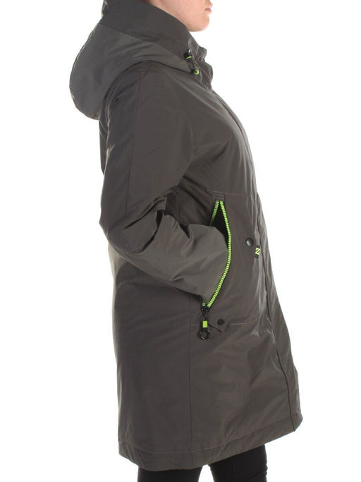 0829 KHAKI Куртка демисезонная женская RikA (150 гр.синтепона) - Фабричный китай фото 6