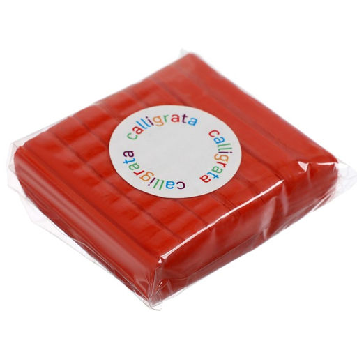 Полимерная глина Calligrata 50 г, флоуресцентная оранжевая