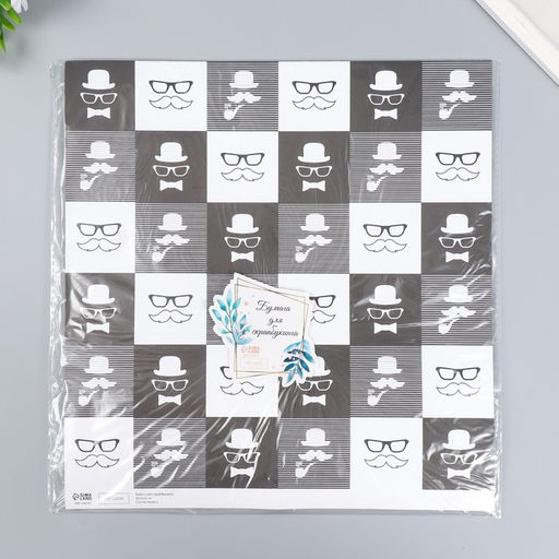 Цена за 5 шт. Двусторонняя бумага для скрапбукинга «Арт Узор. Харизма и стиль», 180 г/м², 30.5×32 см