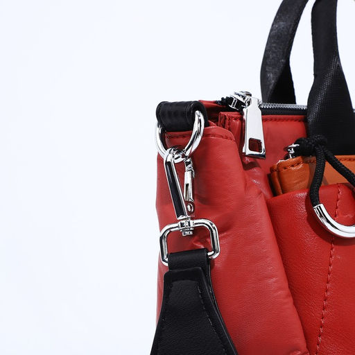 Сумка-тоут на молнии, цвет красный - Simaland фото 5