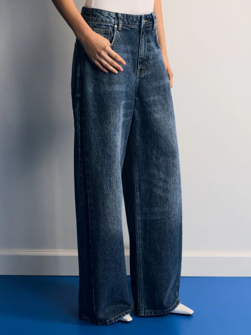 Джинсы wide-flare с высокой посадкой / Zarina фото 3