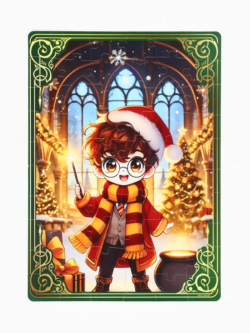 Сладкий детский новогодний подарок Чудесного Нового года, конфеты 500 г, пазл