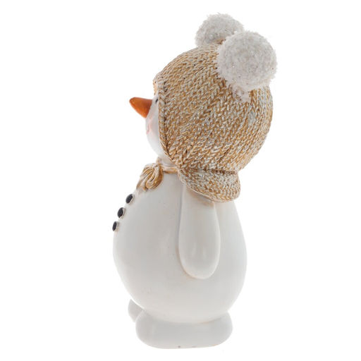 Фигурка декоративная "Снеговик", L9 W6,5 H13 см, 2в.