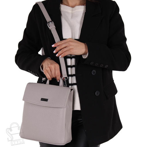 Рюкзак женский 69126 gray Velina Fabbiano-Safenta/30 в Новосибирске