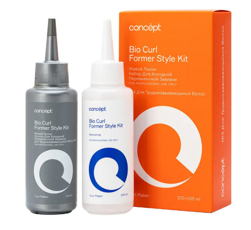 Concept Prof.Набор д/хол/перманентной завивки д/труднозав.волос №3 Живой локон (bio curl)100мл+100мл