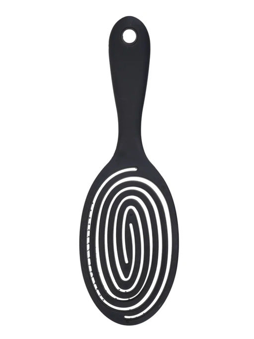 Kristaller Расческа для волос продувная / Улитка 2193, нейлоновые штифты, 23 см, черный