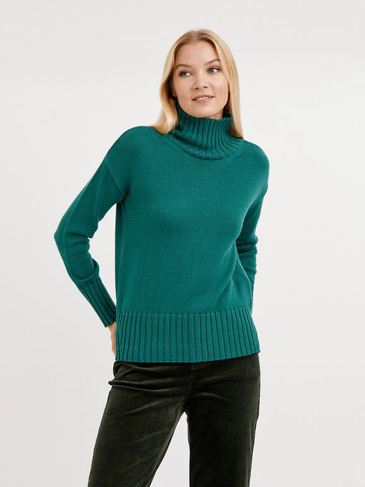 джемпер женский с воротником стойкой - Glenfield фото 4