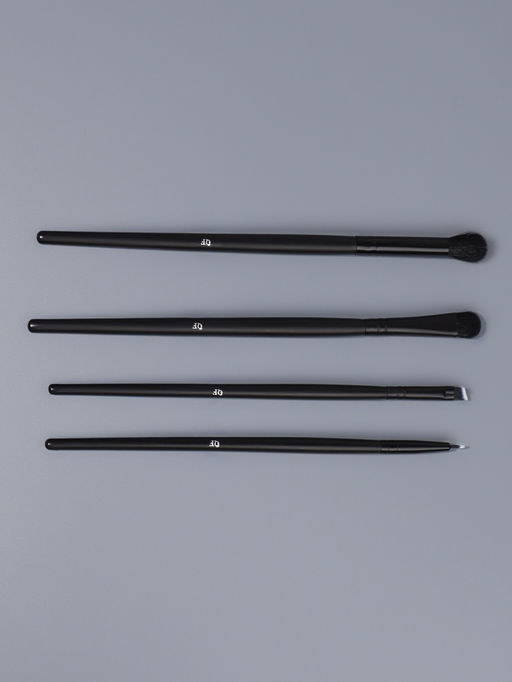 Набор кистей для макияжа SMOKY, 4 шт., чёрный