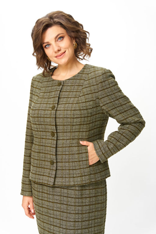 Костюм Anastasia Mak 1214а зеленый фото 4