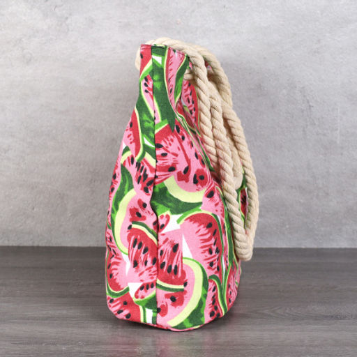 Сумка пляжная на молнии 45х32х14 см Арбуз / BB22 /уп 1/ - Галеонтрейд фото 3