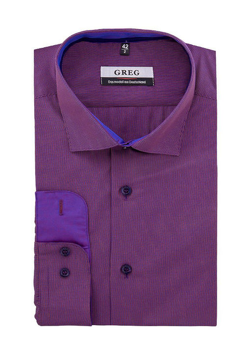Сорочка мужская длинный рукав GREG 774/139/879/ZV/1p_GB  фото 5