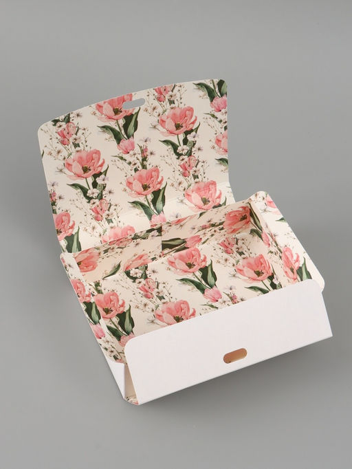 Цена за 3 шт. Коробка складная двухсторонняя Самой прекрасной, 16,5 ? 12 ? 5 см