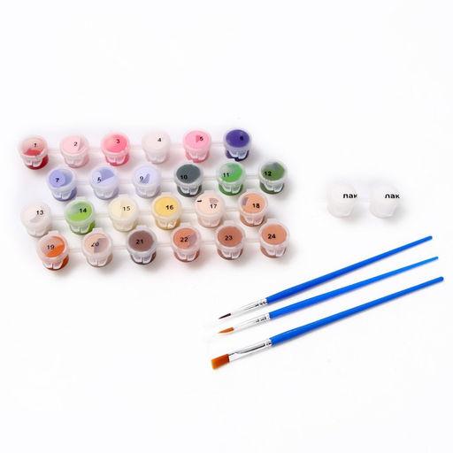 Картина по номерам на холсте с подрамником Утреннее чаепитие 40 50 см - Школа талантов фото 3