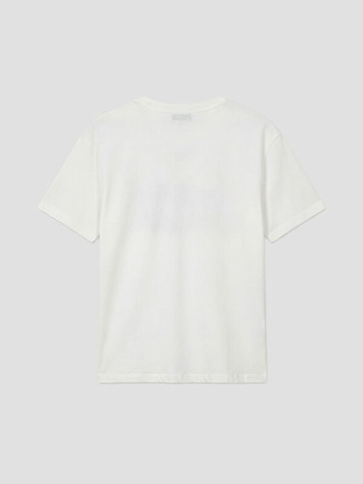 Bisiklet Yaka Bask?l? Kad?n Ti??rt