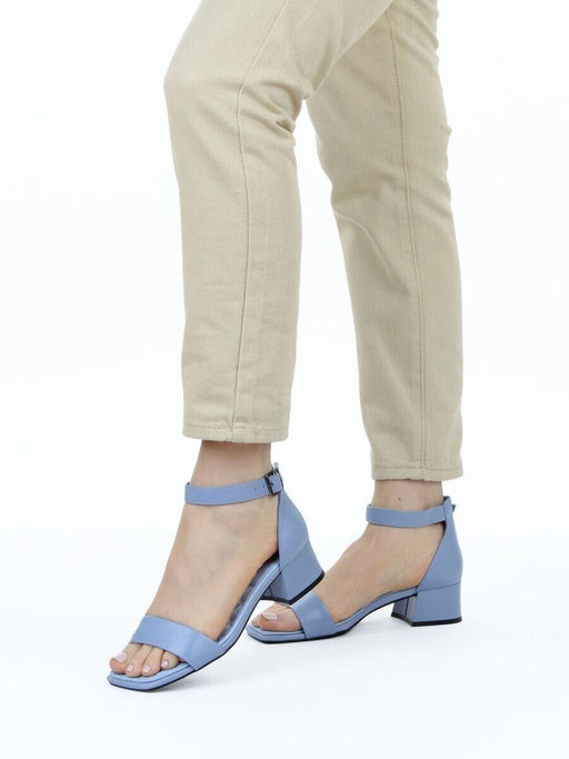 08-BE47F-66JV BLUE Босоножки женские (натуральная кожа) - Фабричный китай фото 2