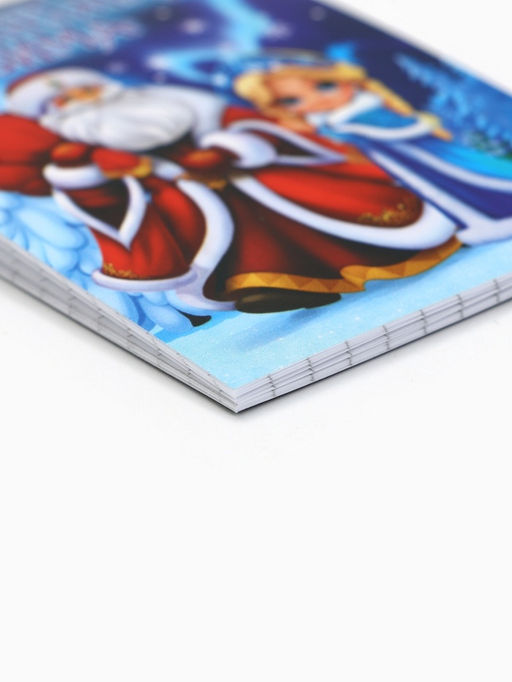 Цена за 30 ш. Блокнот детский, А7, 16 л. Волшебная зима