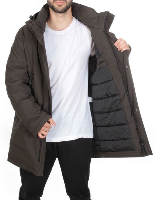 4009 SWAMP Куртка мужская зимняя ROMADA (200 гр. холлофайбер) - Фабричный китай фото 10