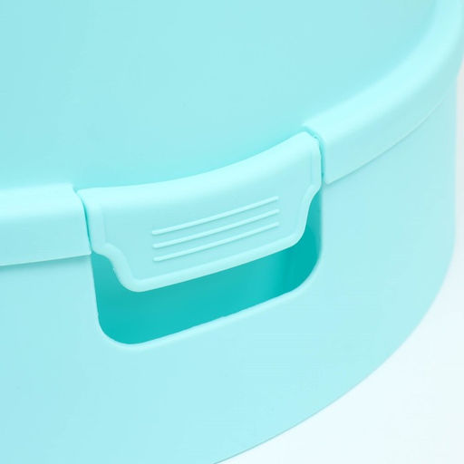 Туалет для кошек закрытый 47 x 47 x 35 см, бирюзовый - Пижон фото 6