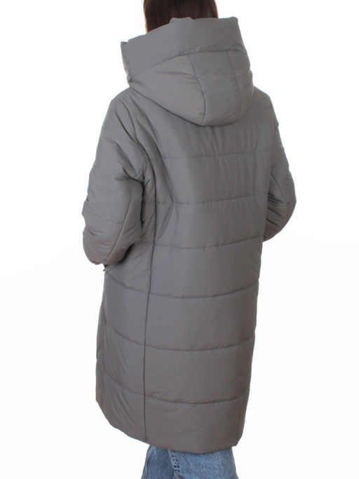 A612 GRAY/MENTHOL Куртка зимняя женская (верблюжья шерсть, 120 гр. холлофайбер)