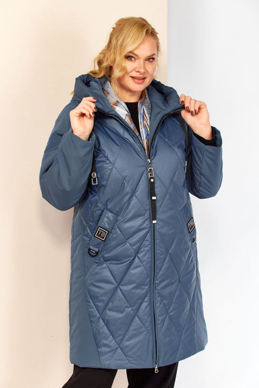 Куртка SHETTI 2209 джинс  фото 4