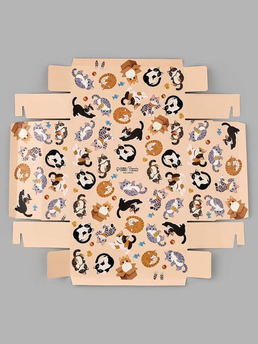 Коробка подарочная «Котики», 23.5×20.5×5.5 см